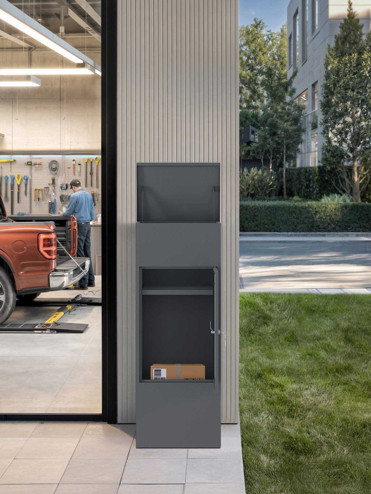 Ceha Medium Parcel Drop Box Cabinet, KPD