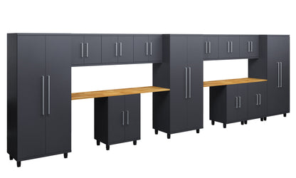 Prestige Series 14pc Cabinet Set with Base, Wall Cabinets and 36" Lockers