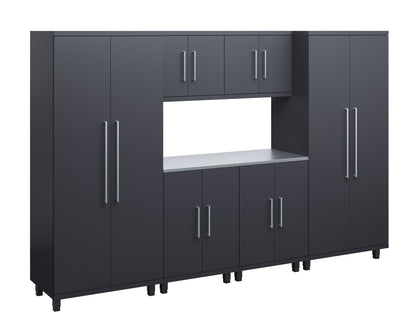Prestige Series 7pc Cabinet Set with Base, Wall Cabinets and 36" Lockers