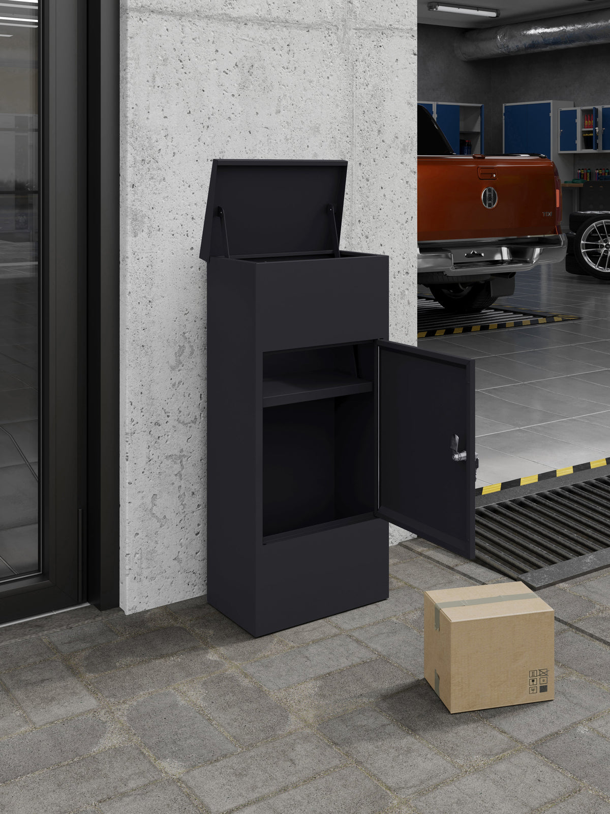 Large Lockable Parcel Drop Box, KPD Series