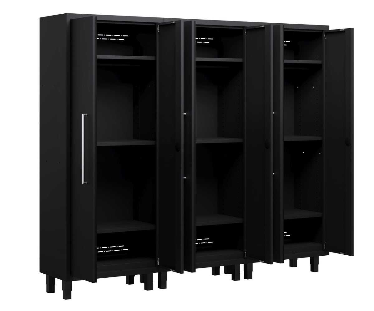 Core Plus Series 3pc Cabinet set with 36" Lockers