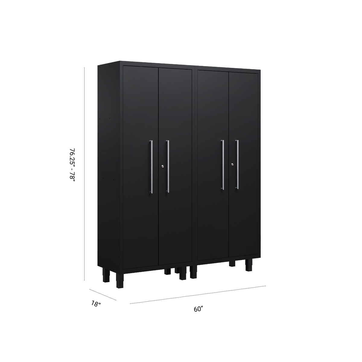 Core Plus Series 2pc Cabinet set with 30" Lockers
