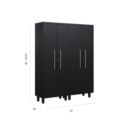 Core Plus Series 2pc Cabinet set with 36" Lockers