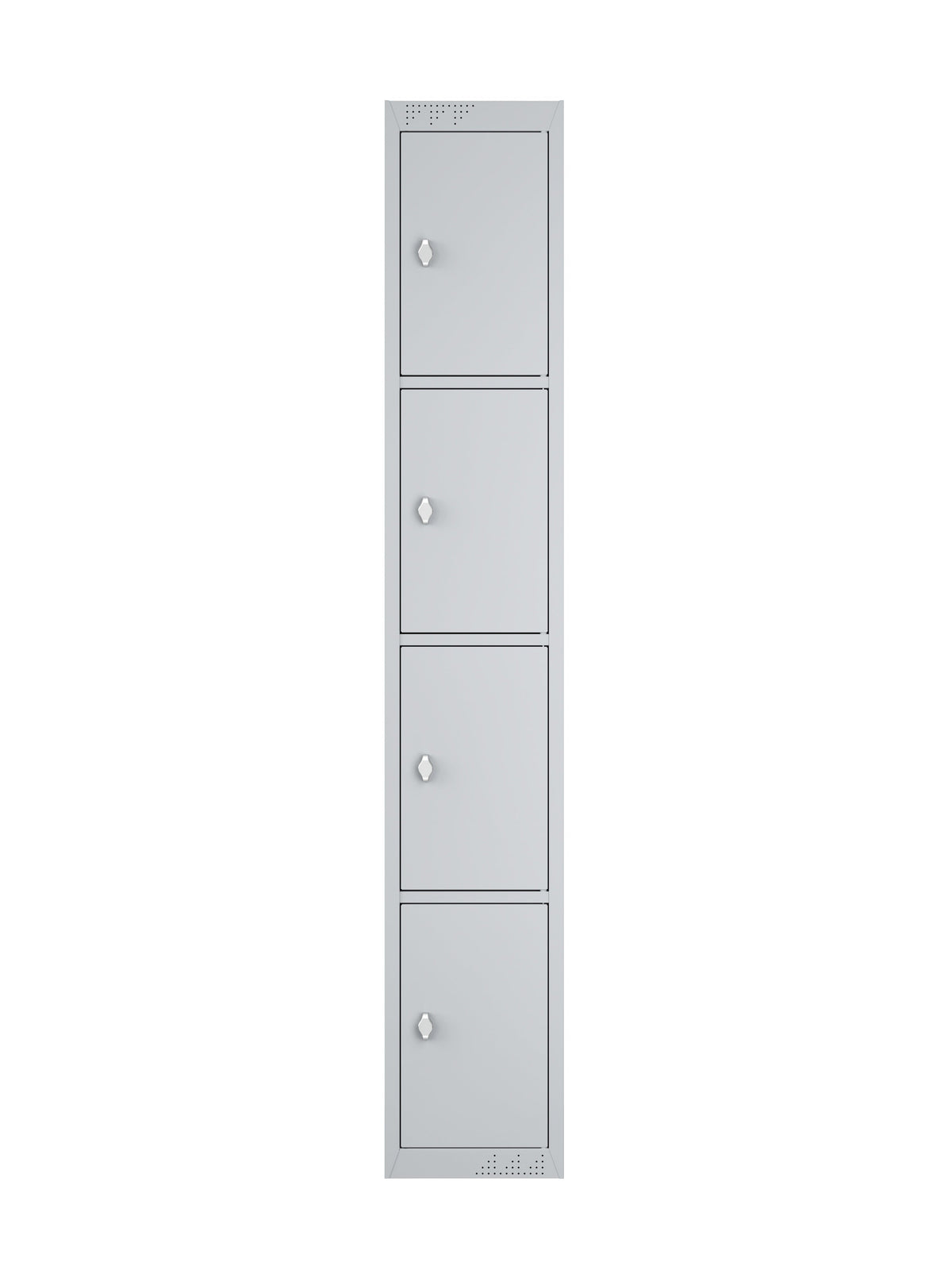 KDK Single Unit Locker 4-Tier Flat Pack - Add on Unit