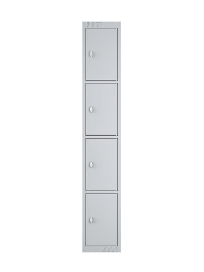 KDK Single Unit Locker 4-Tier Flat Pack - Add on Unit