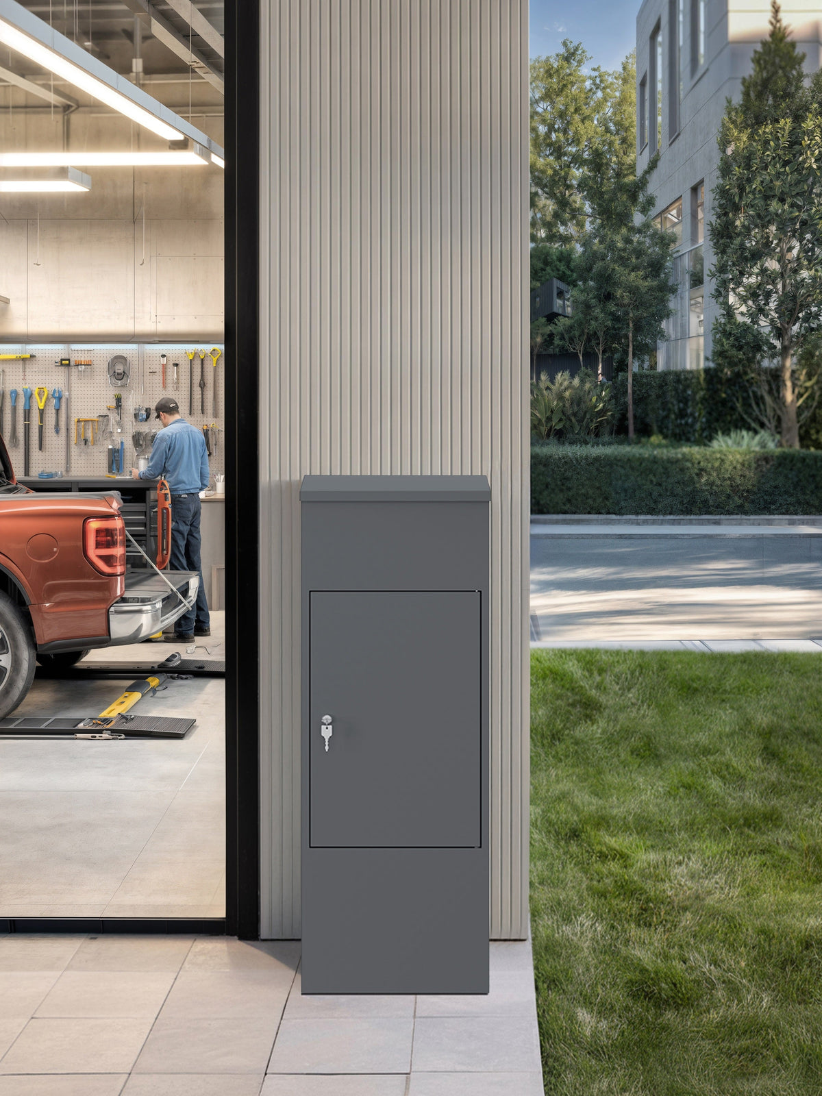 Ceha Medium Parcel Drop Box Cabinet, KPD