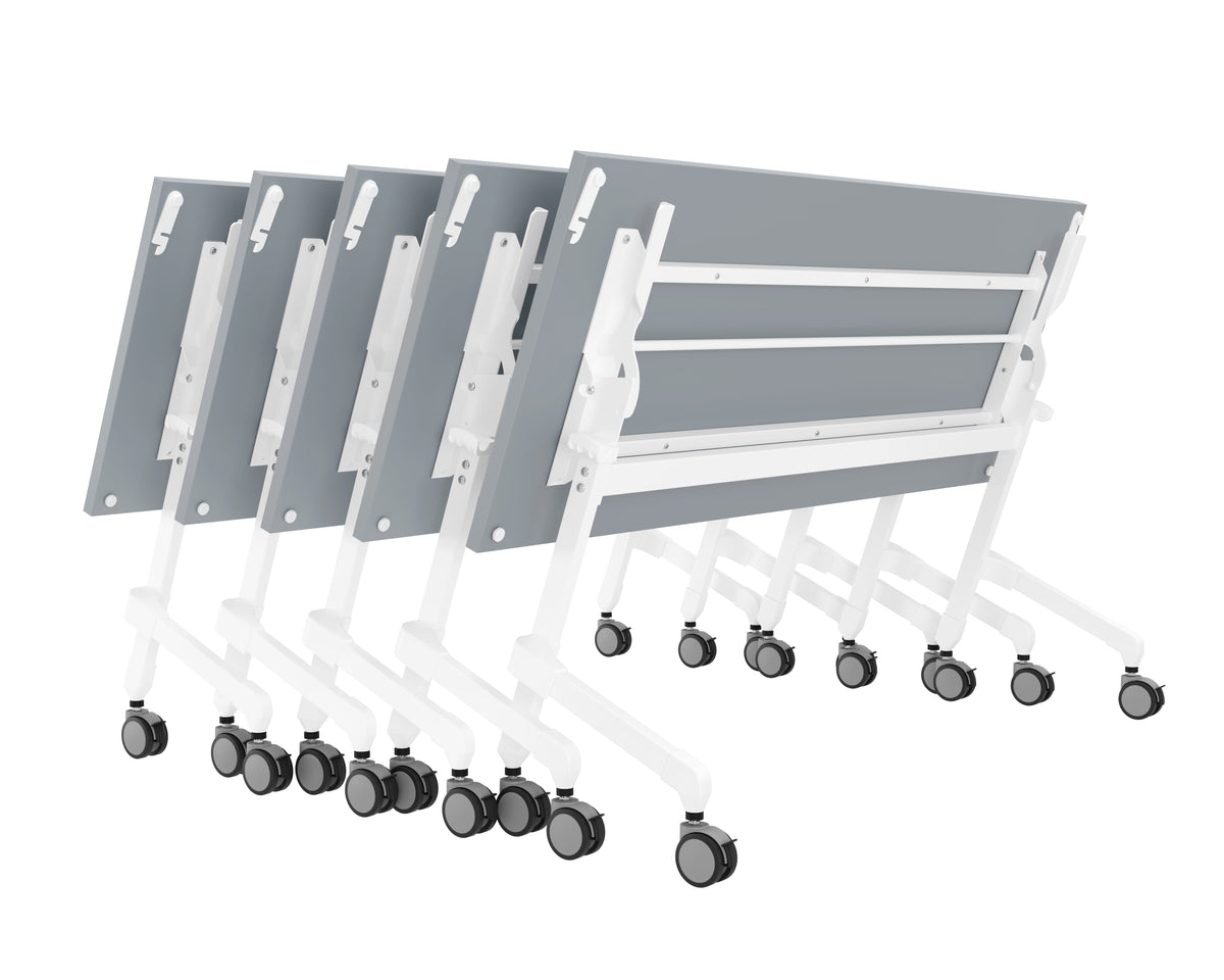Flip-Top Nesting Conference Table - 63''W x 31.5''D