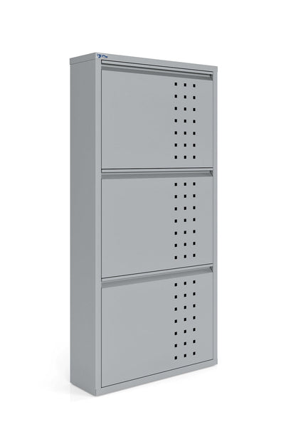 3 Door Metal Shoe Cabinet With Front Ventilation - AYK
