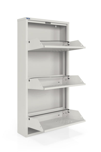 3 Door Metal Shoe Cabinet With Front Ventilation - AYK