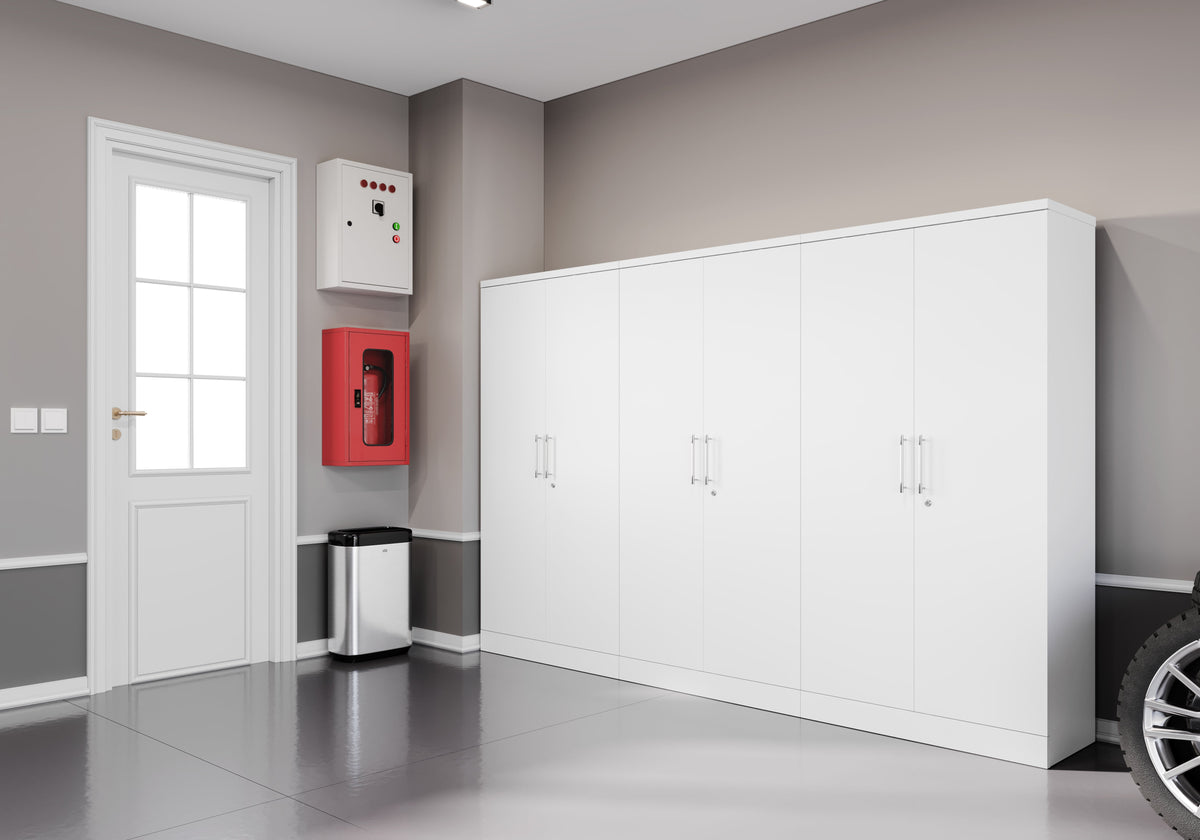 Metal Storage Cabinet With Pulls - BDM 180 RTA