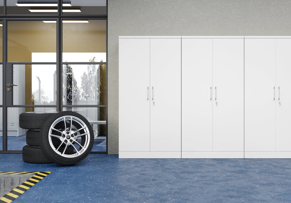 Metal Storage Cabinet With Pulls - BDM 180 RTA