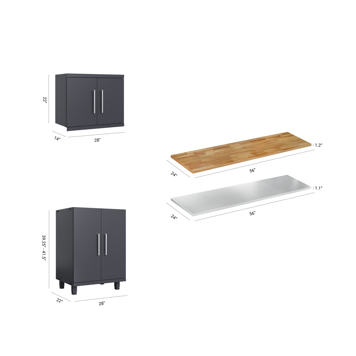 Prestige Series 5pc Cabinet Set