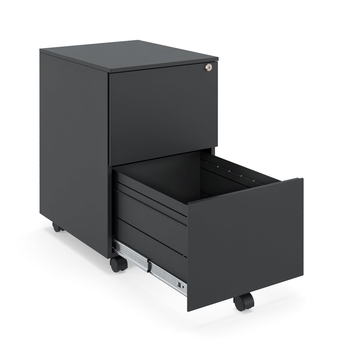 2-Drawer Metal Pedestal With Lock - JMKG