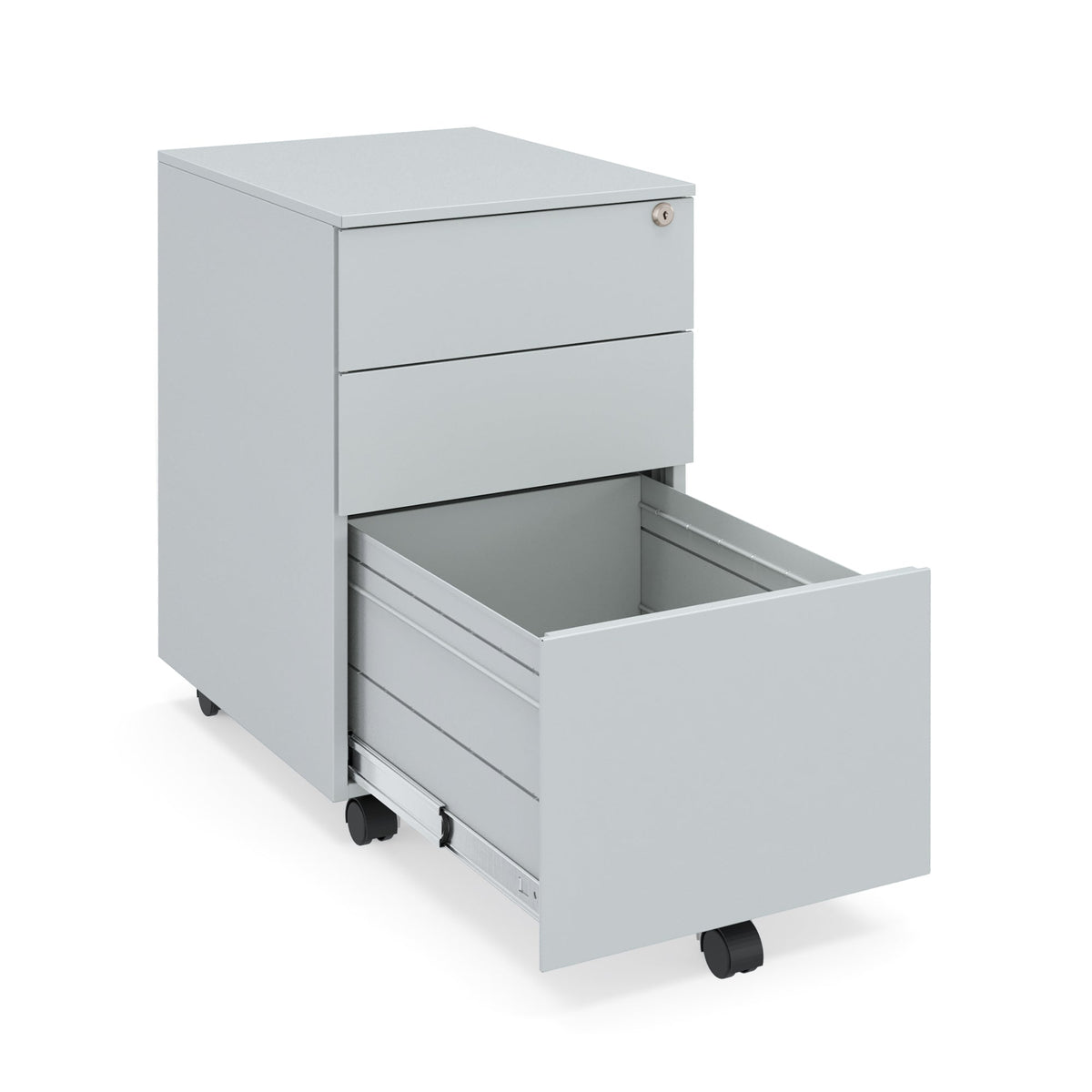 3-Drawer Metal Pedestal With Lock - JMKG