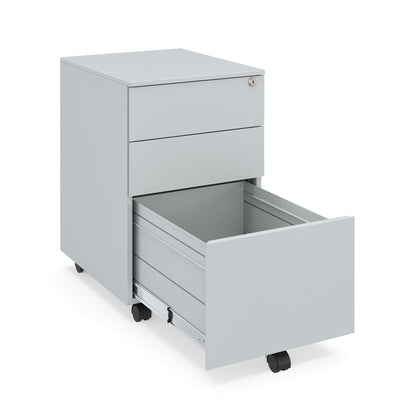 3-Drawer Metal Pedestal With Lock - JMKG